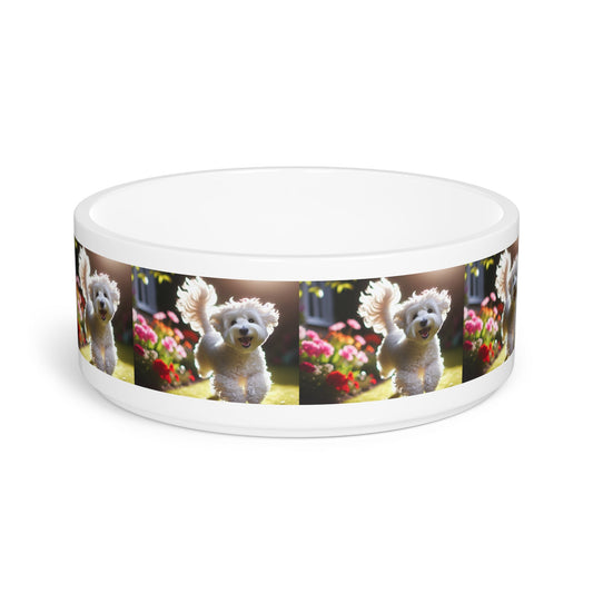 Ceramic Pet Bowl – 16 oz Dog Feeding Bowl
