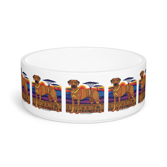Ceramic Pet Bowl – 16 oz Dog Feeding Bowl