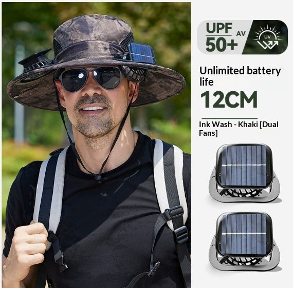 Spray Fan Hat Cooling Sunshade Fisherman Hat