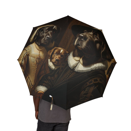48" Semi-Automatic Umbrella – Windproof Large Travel Rain Umbrella