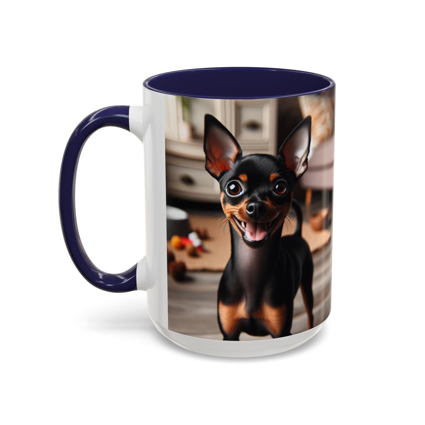 Keramiktasse mit Hunderassen-Motiv – 11 oz & 15 oz