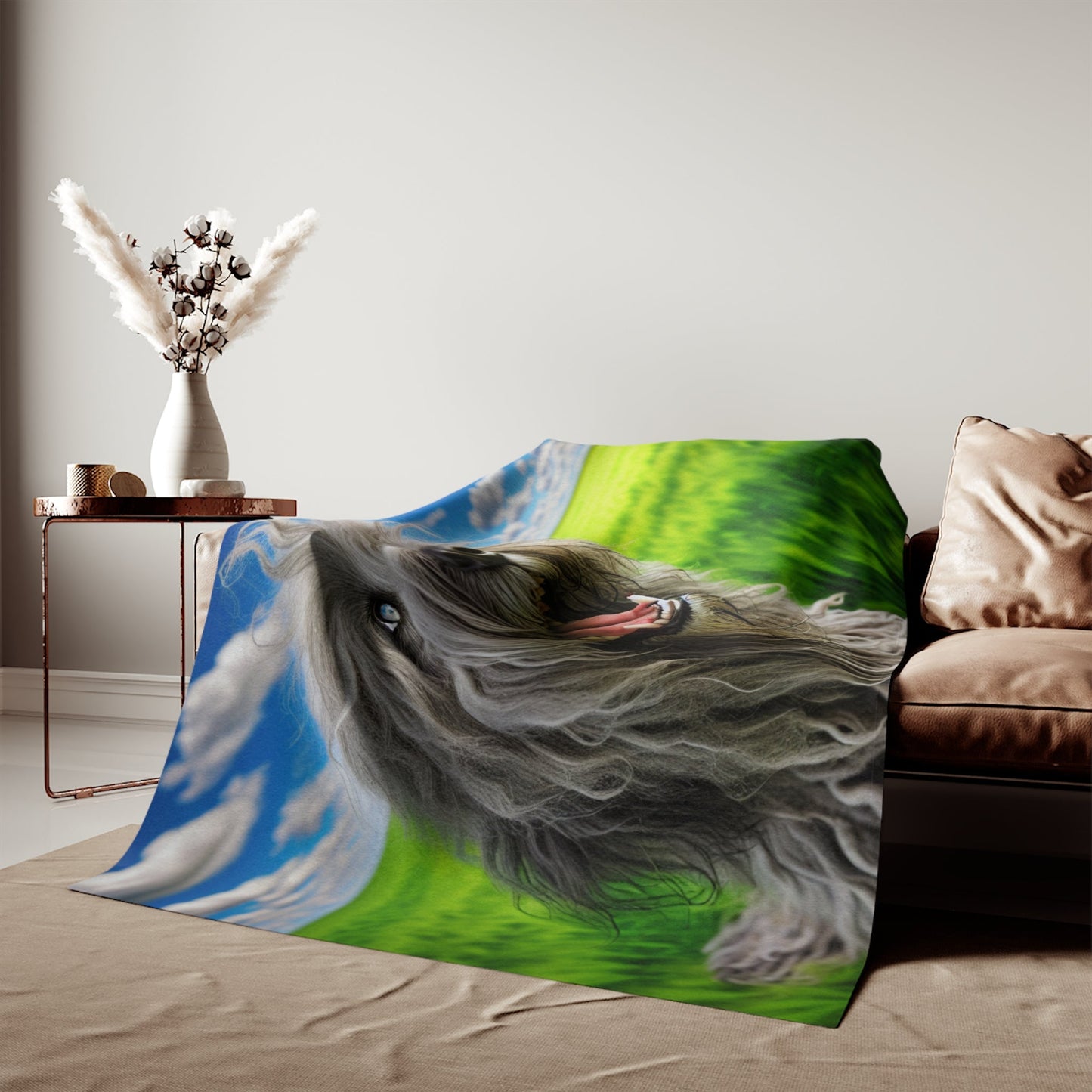 Sweatshirt Blanket – Plush Fleece Throw, 2 Size Options