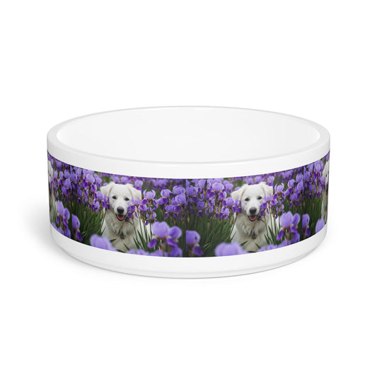 Ceramic Pet Bowl – 16 oz Dog Feeding Bowl