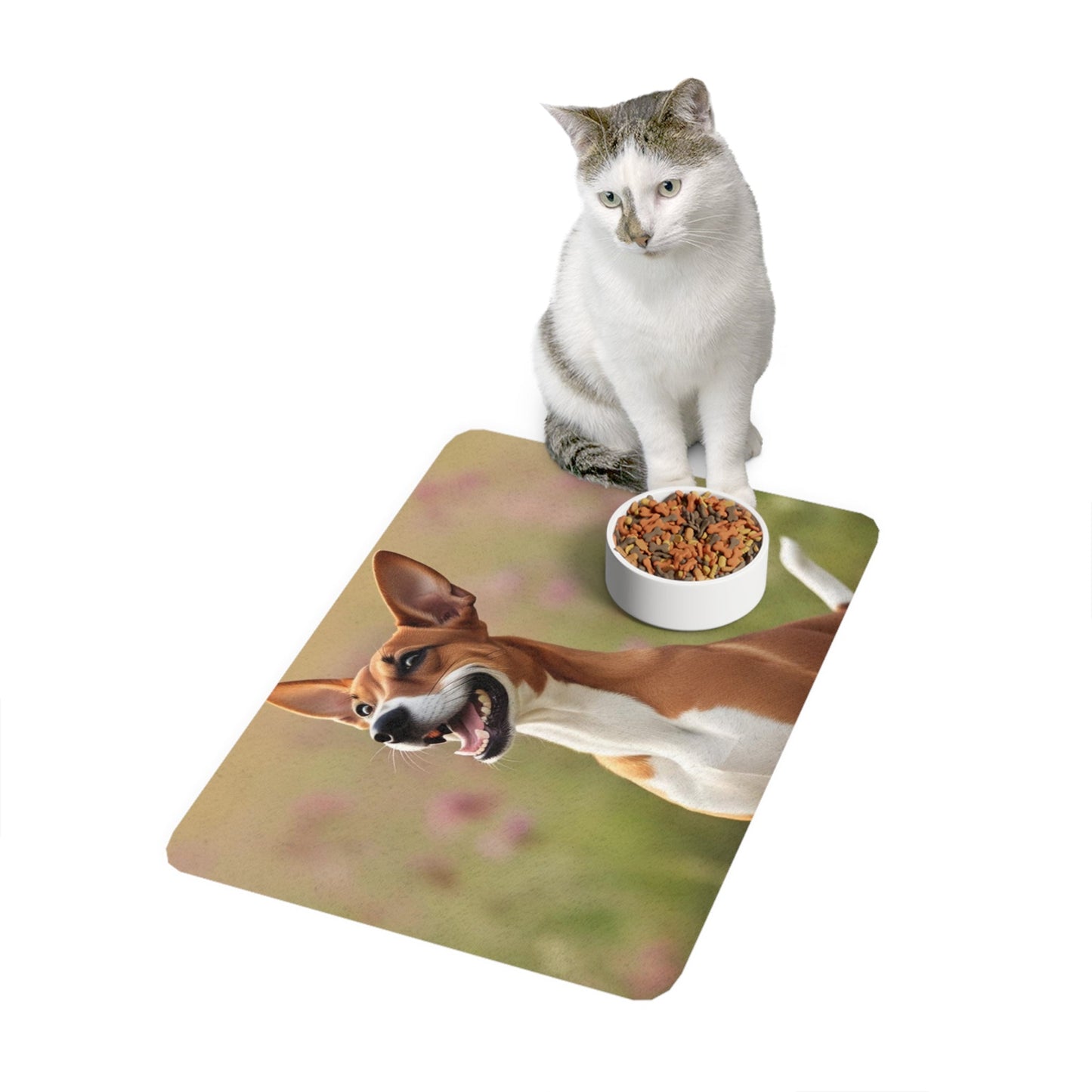 Tapis antidérapant pour animaux de compagnie – Tapis d'alimentation étanche pour chiens