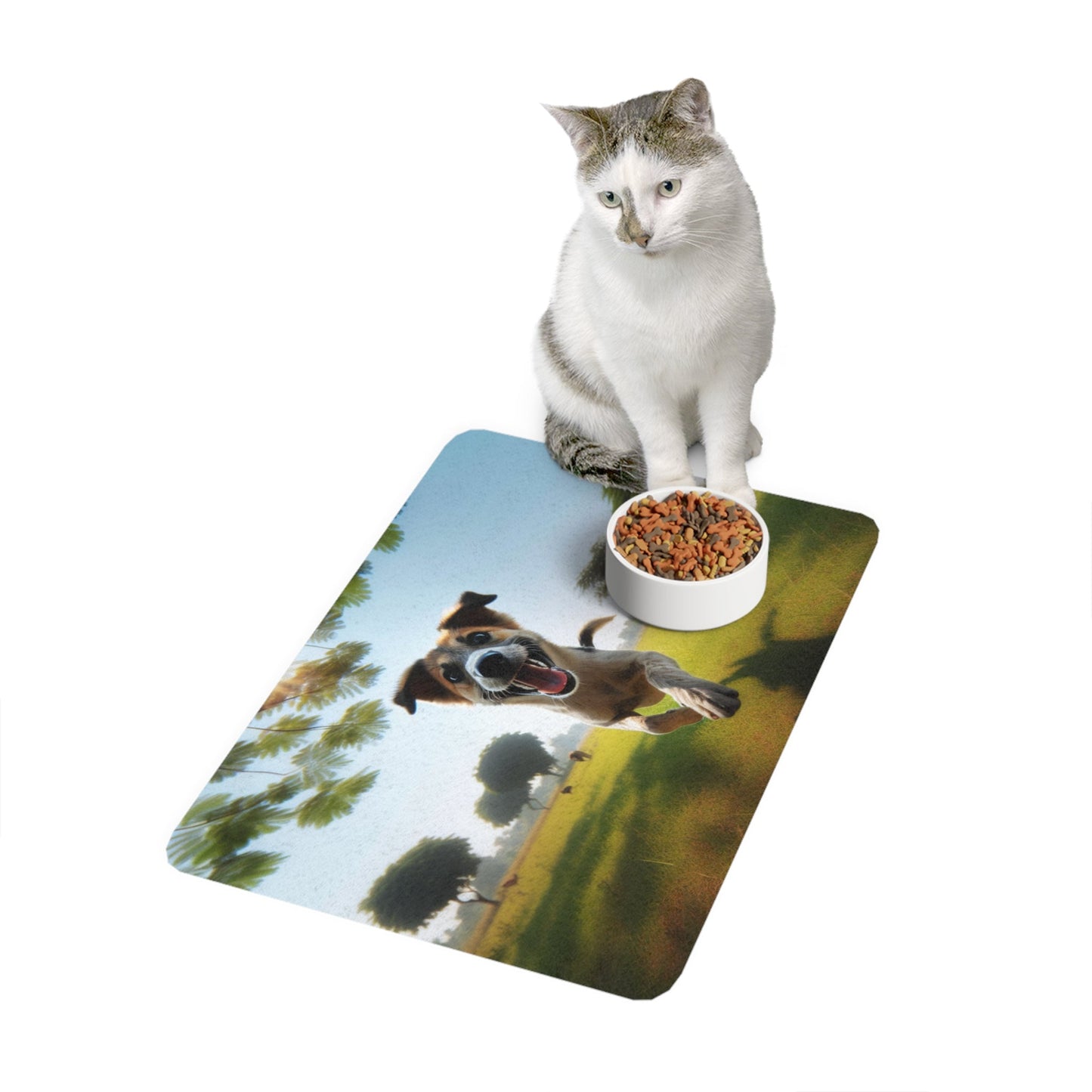 Non-Slip Pet Food Mat – Waterproof Feeding Mat for Dogs