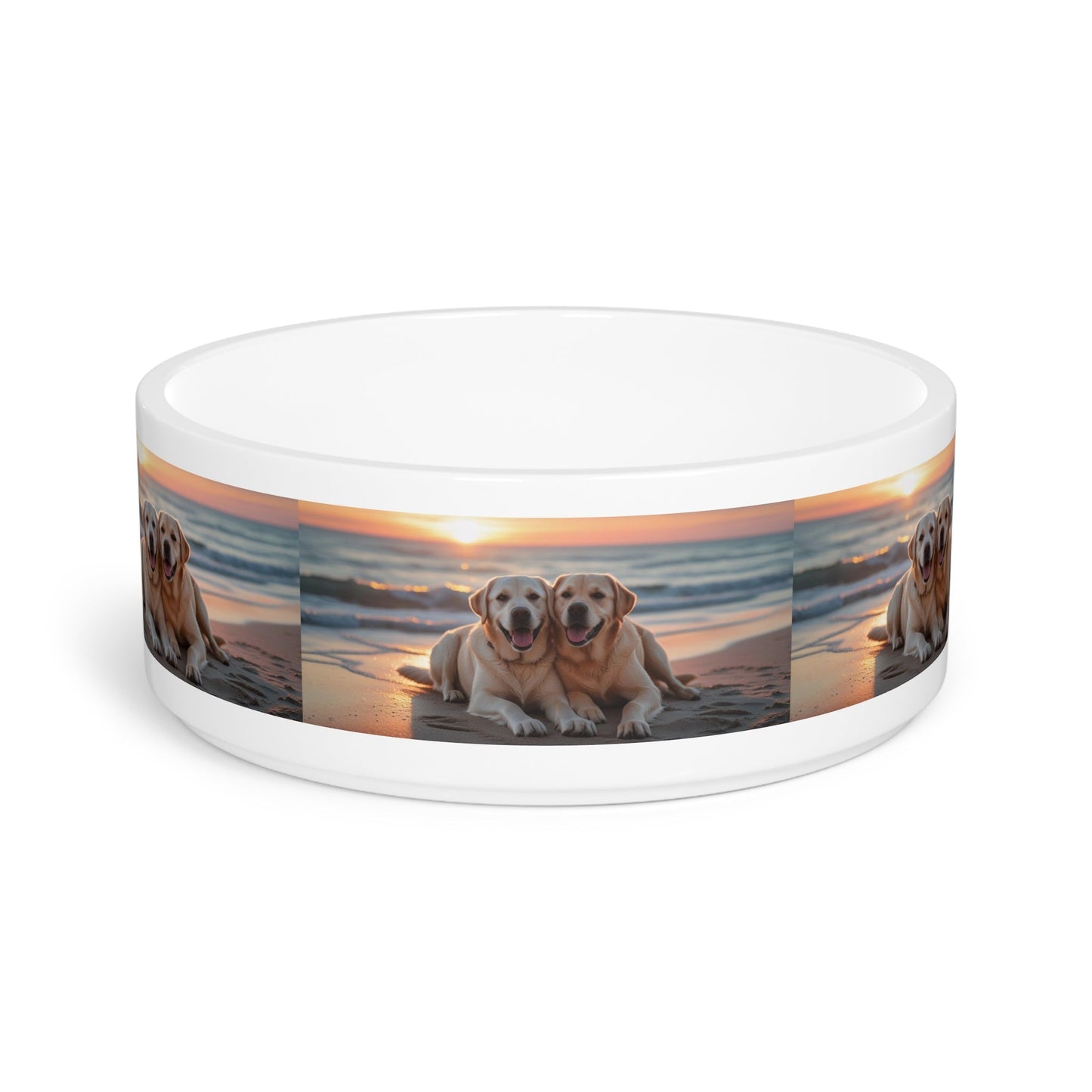 Ceramic Pet Bowl – 16 oz Dog Feeding Bowl