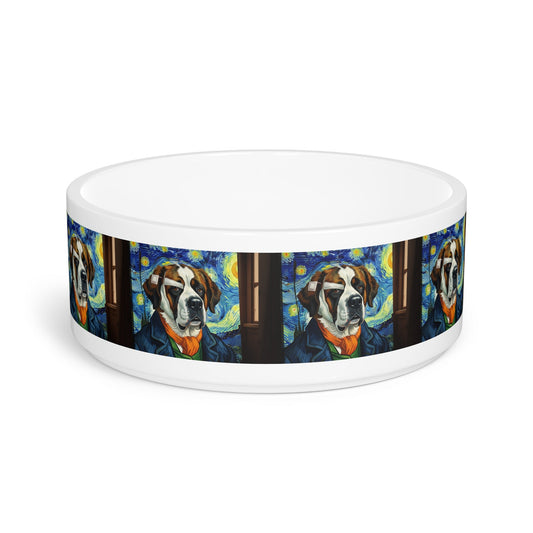 Ceramic Pet Bowl – 16 oz Dog Feeding Bowl