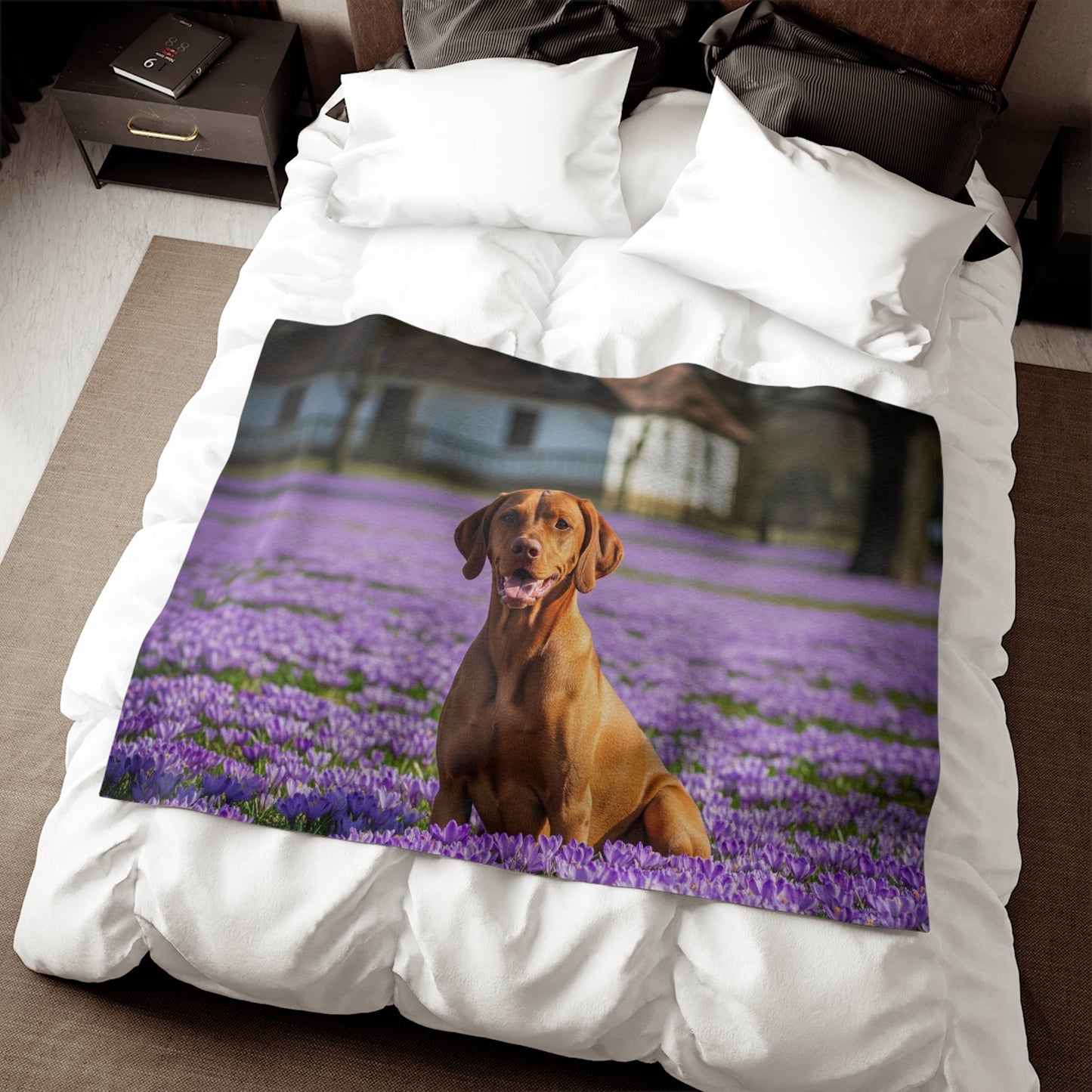 Sweatshirt Blanket – Plush Fleece Throw, 2 Size Options