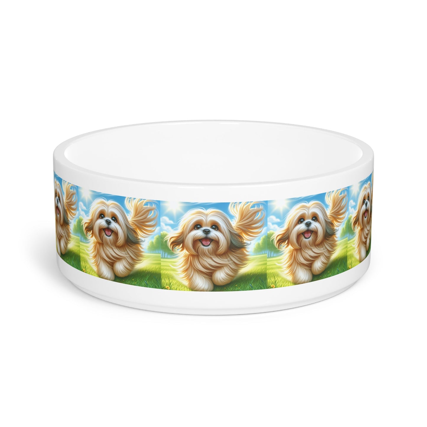 Ceramic Pet Bowl – 16 oz Dog Feeding Bowl
