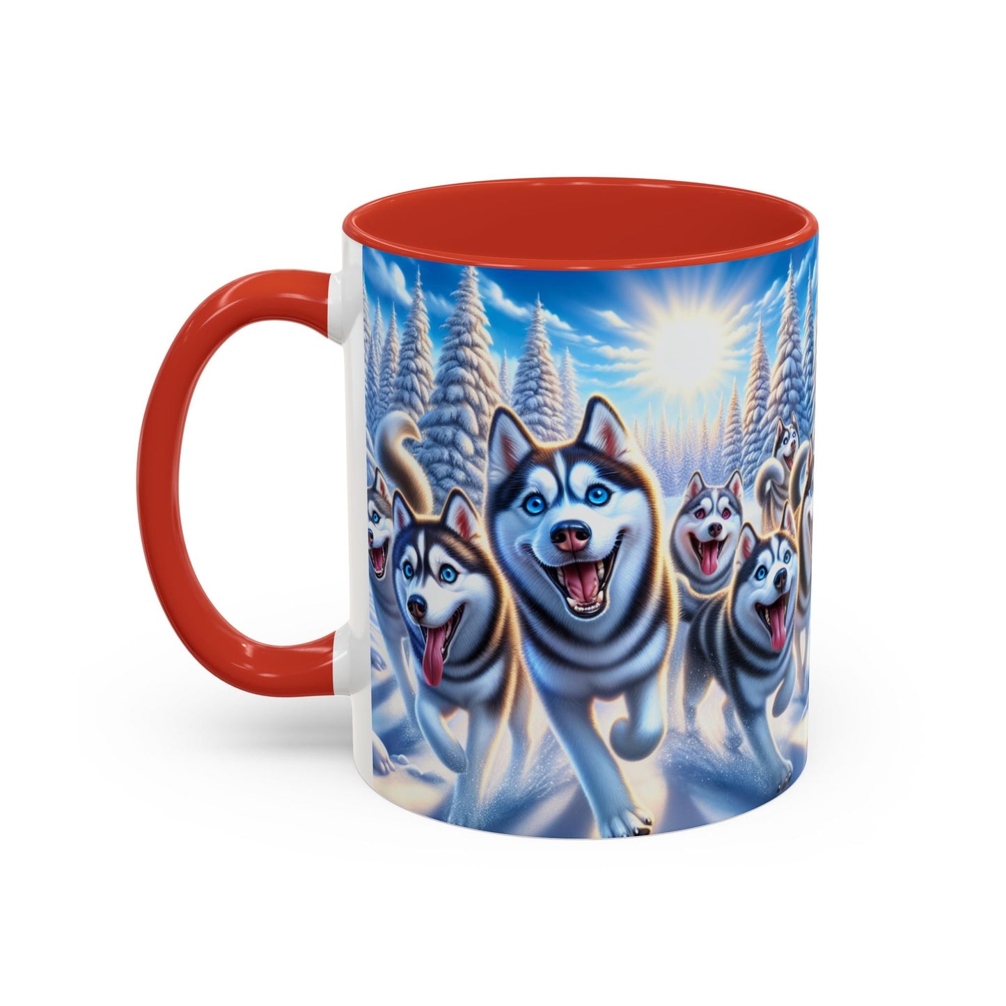 Keramiktasse mit Hunderassen-Motiv – 11 oz & 15 oz