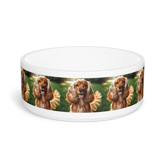 Ceramic Pet Bowl – 16 oz Dog Feeding Bowl