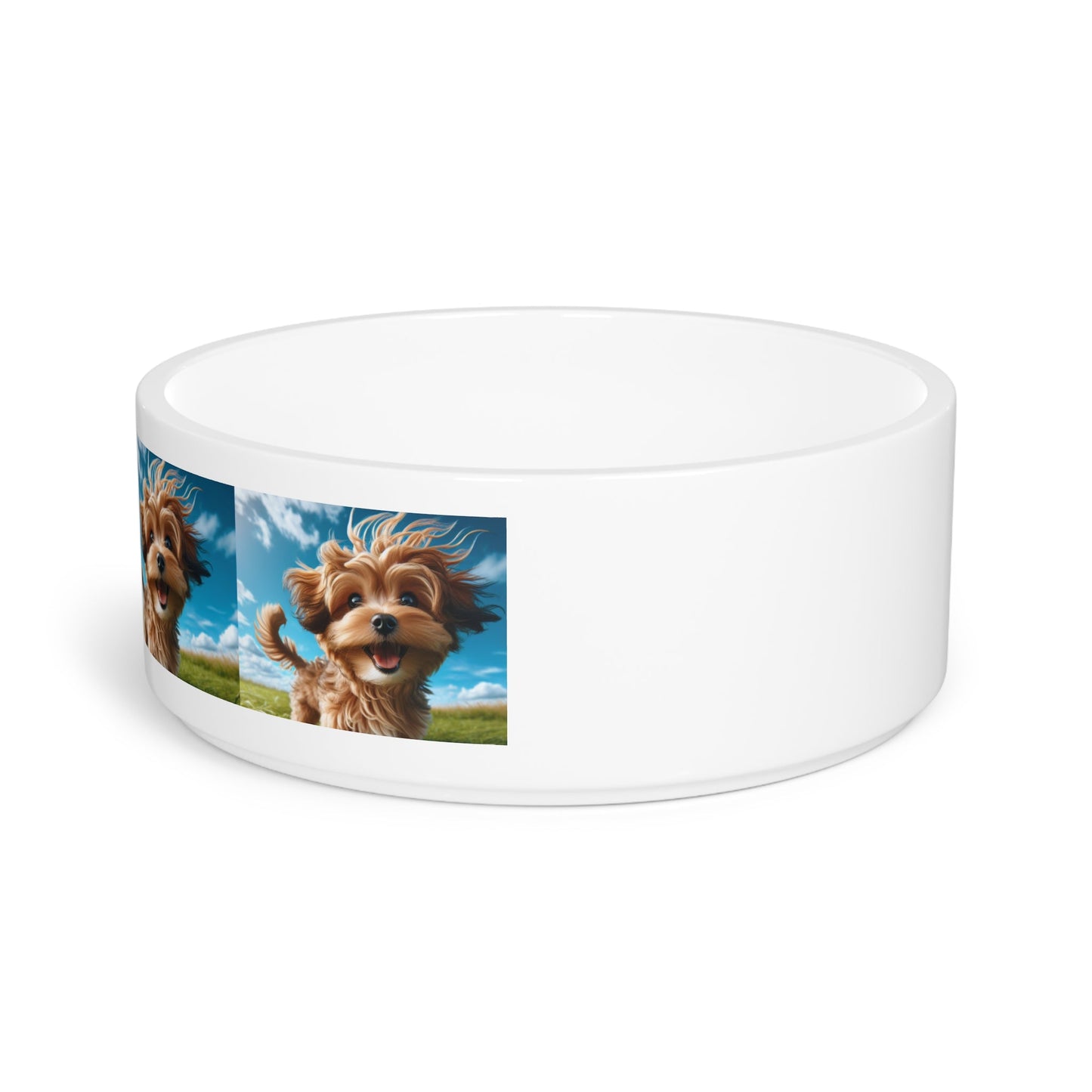 Ceramic Pet Bowl – 16 oz Dog Feeding Bowl