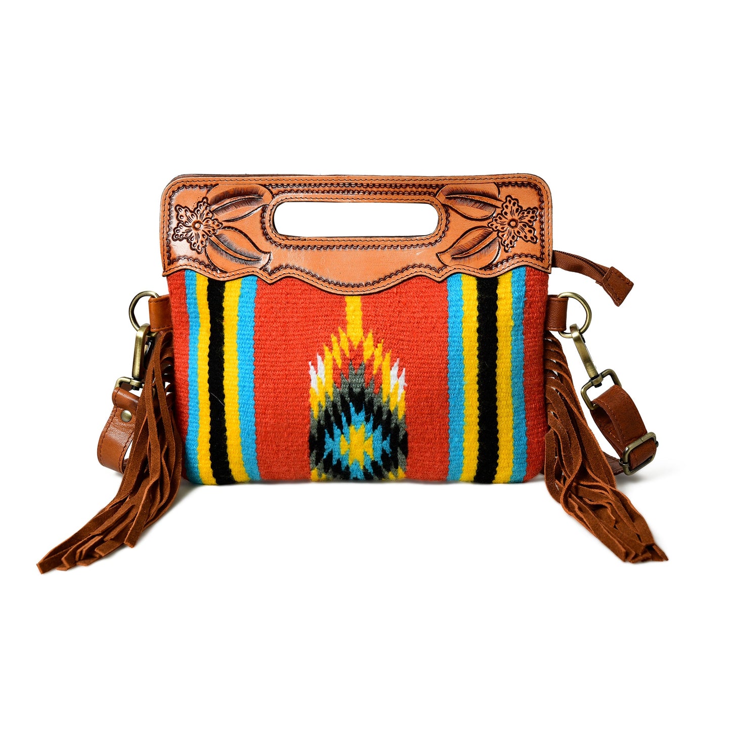 Western-Lederclutch-Werkzeugtasche