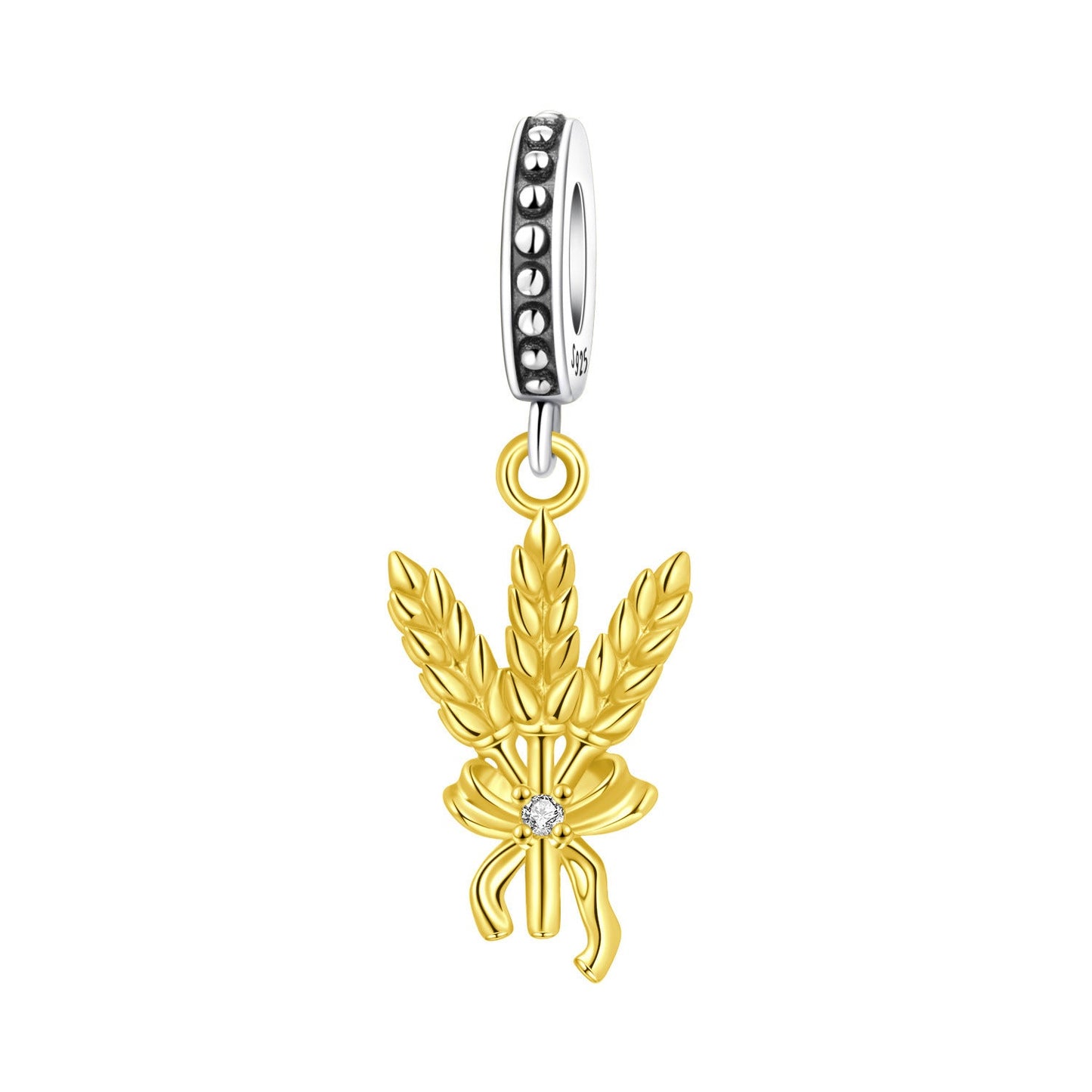 Lily Of The Valley Iris And Spinning Flower DIY Bracelet Pendant Accessories