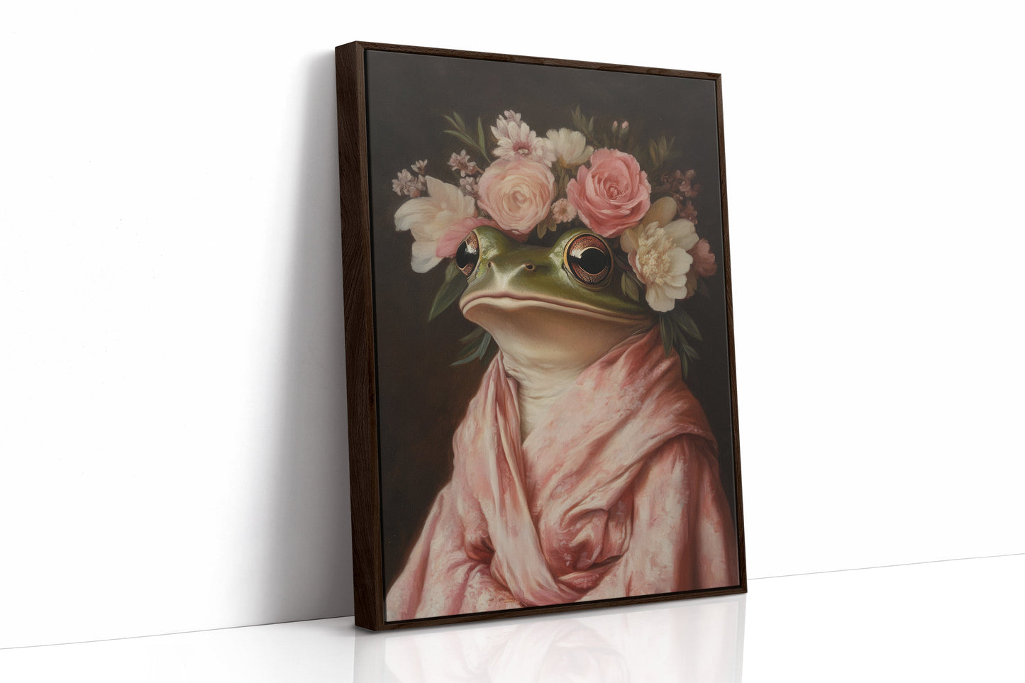 Frog Royalty in Bloom