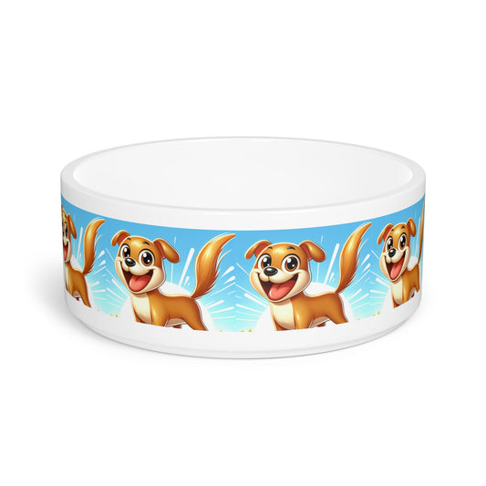 Ceramic Pet Bowl – 16 oz Dog Feeding Bowl