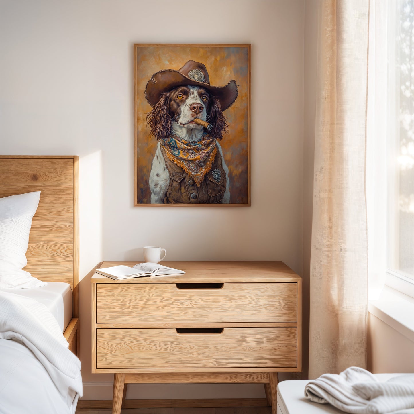 English Springer Spaniel Cowboy Sheriff