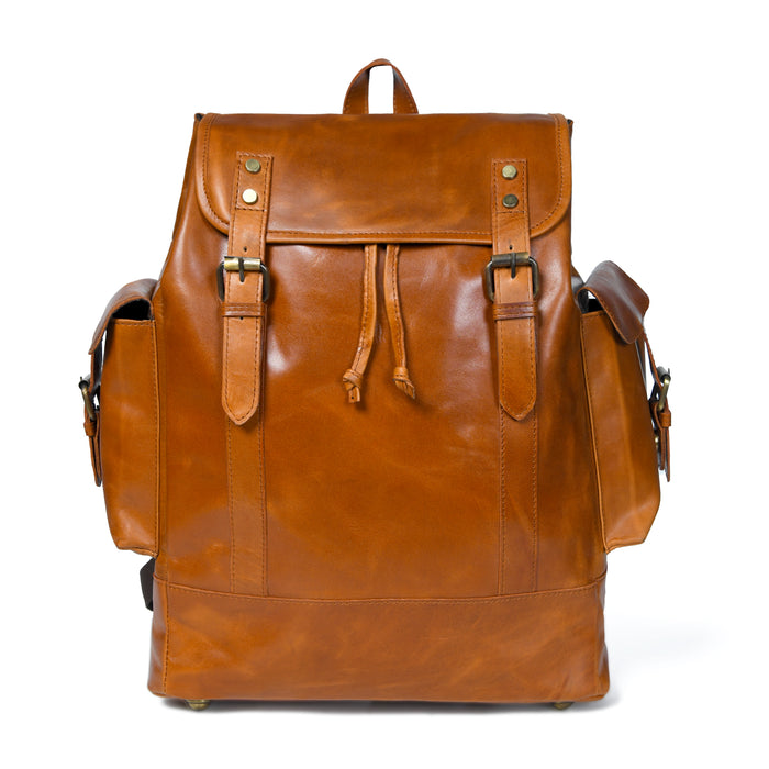 Earthen Lederrücksack für Laptops