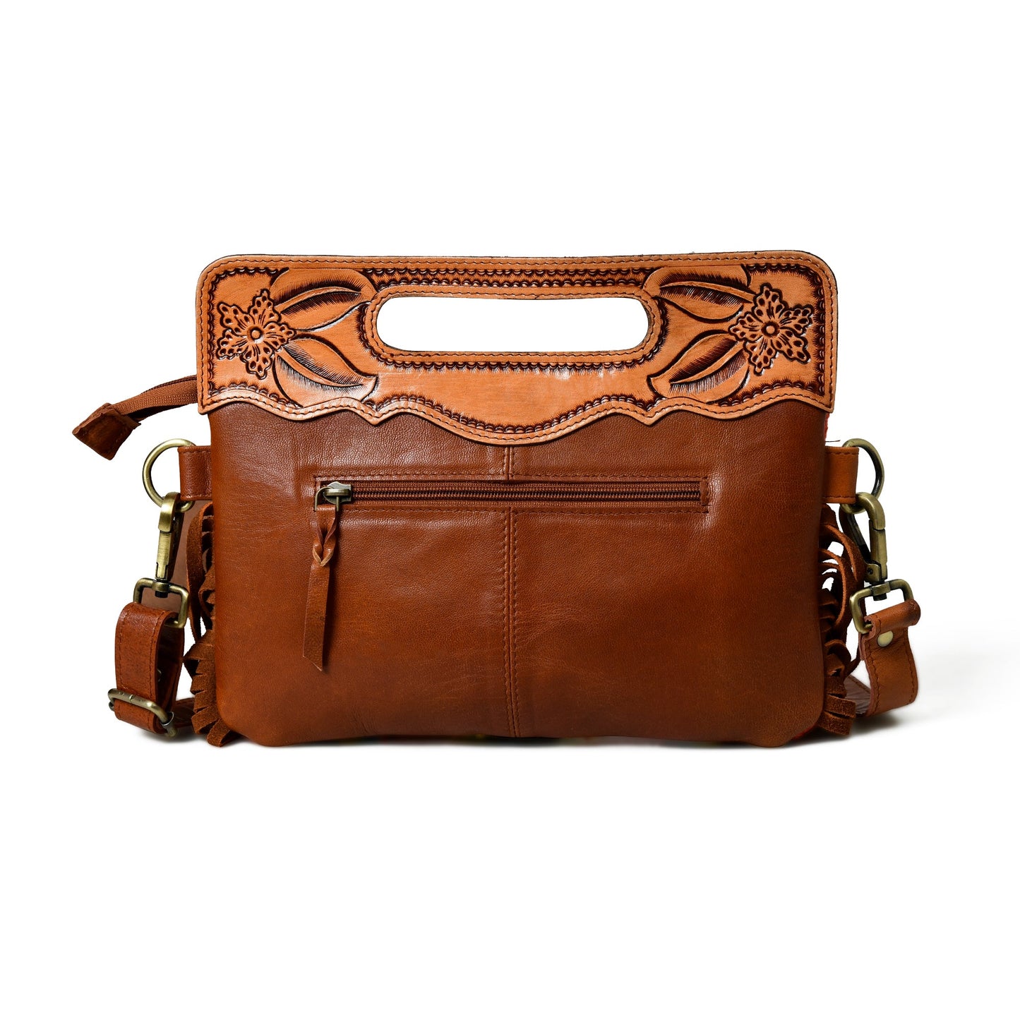 Western-Lederclutch-Werkzeugtasche