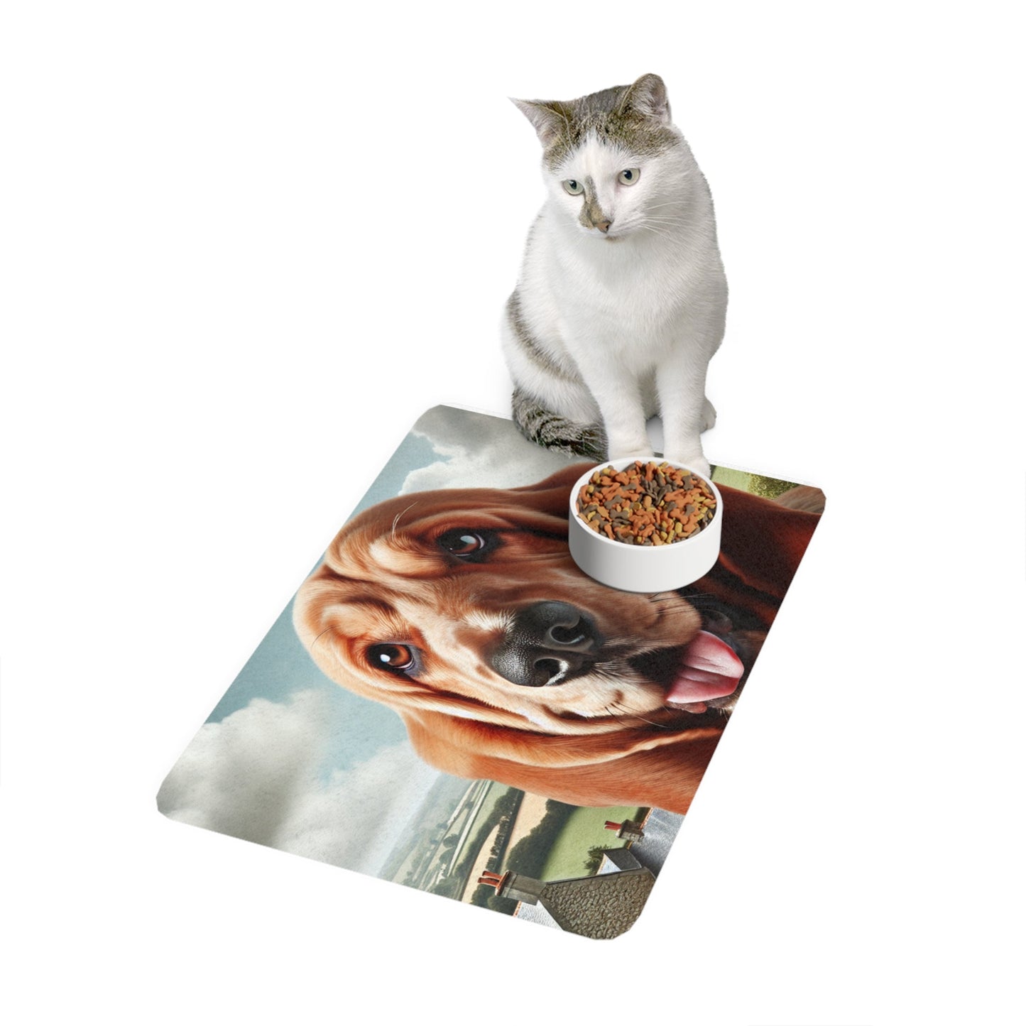Non-Slip Pet Food Mat – Waterproof Feeding Mat for Dogs