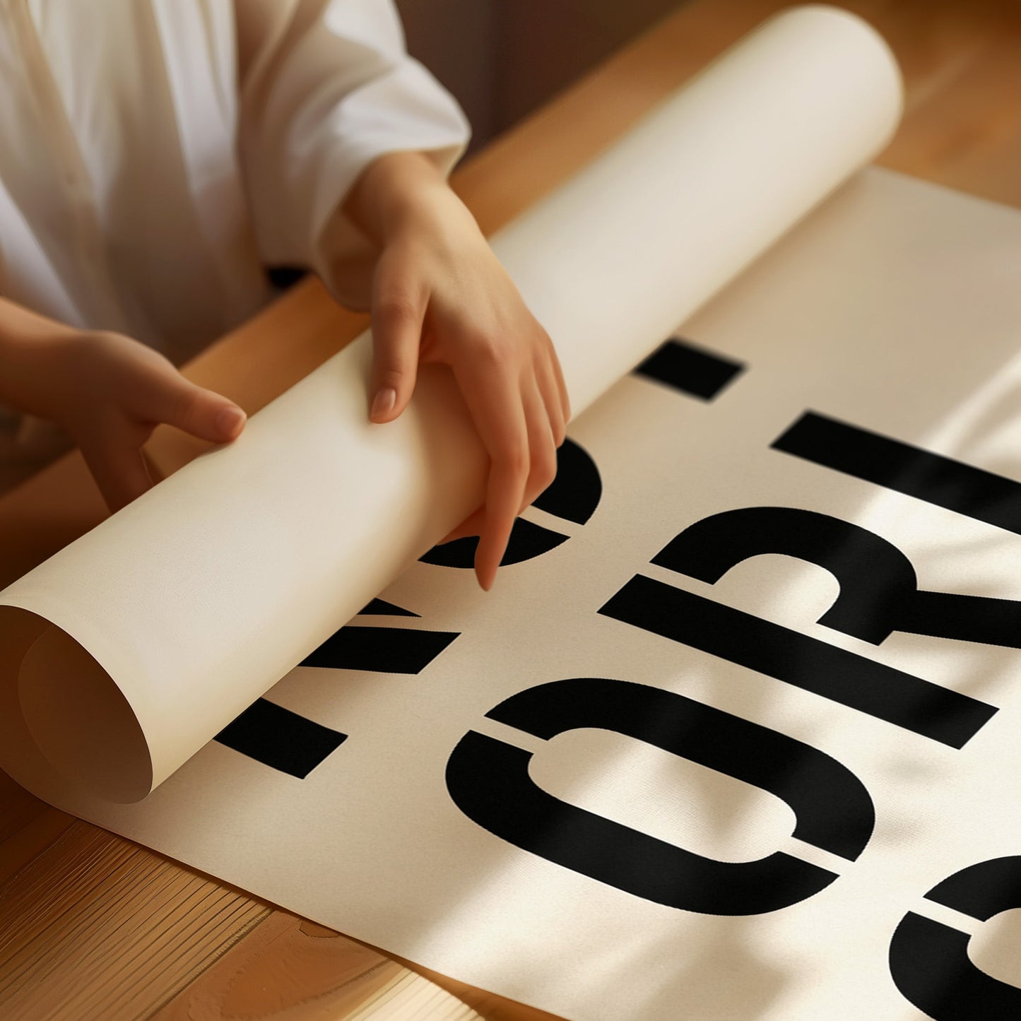 Notorious Bold Stencil Typografie-Druck