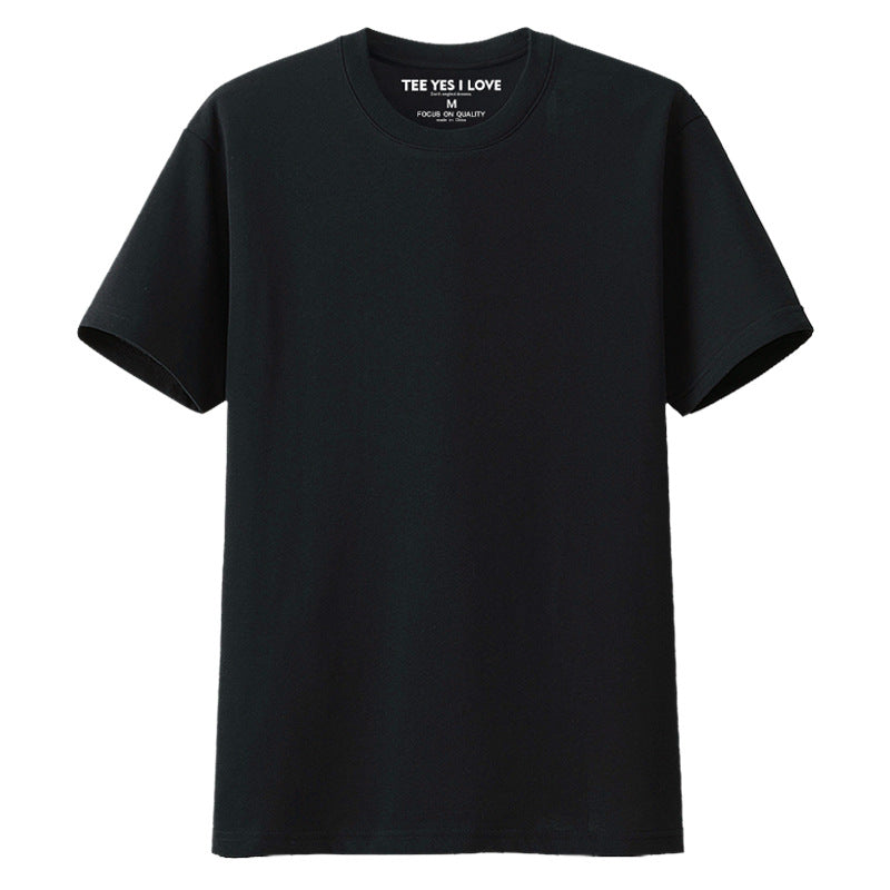 High-quality Pure Cotton Men's Loose Crew Neck Printed Trendy Brand Short-sleeve T-shirt, New Summer Style