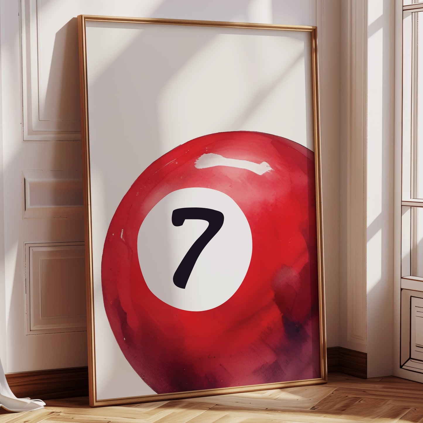 Glückszahl Nr. 7 Druck