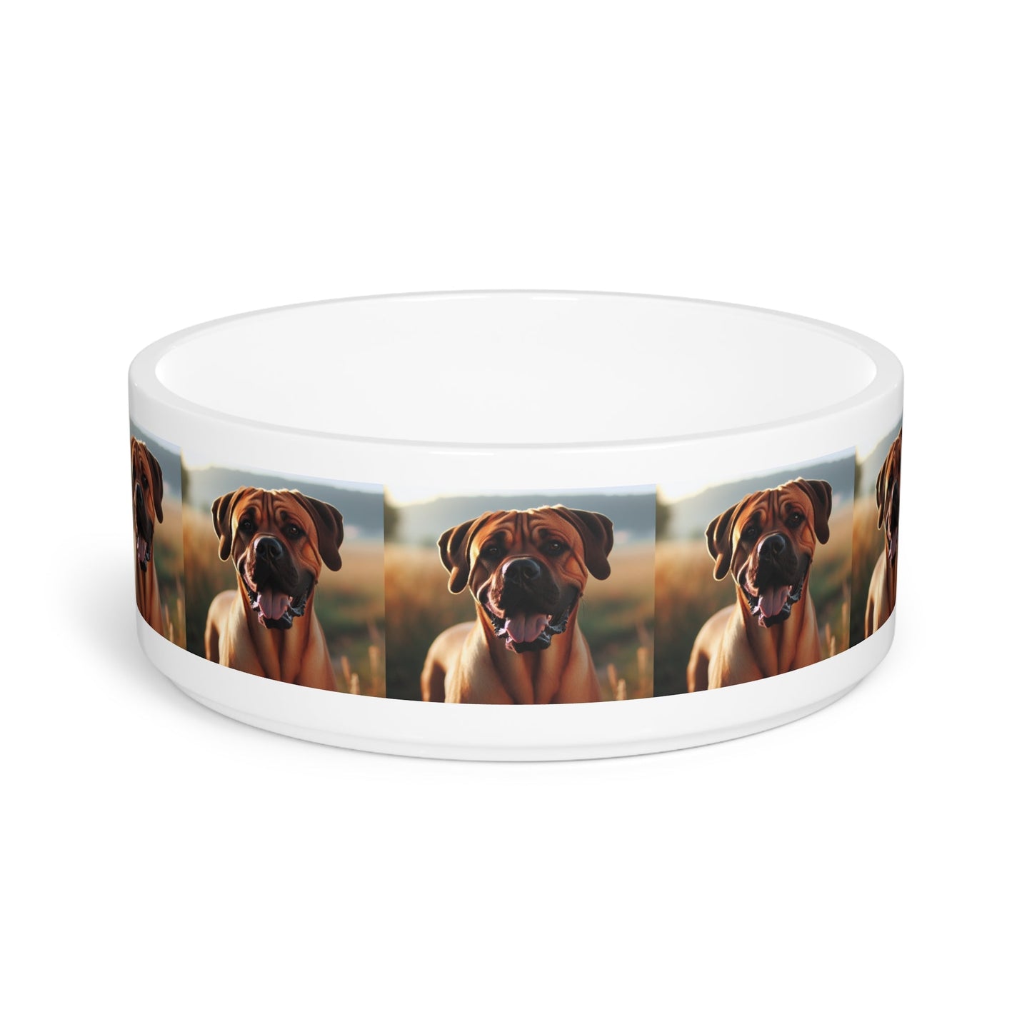 Ceramic Pet Bowl – 16 oz Dog Feeding Bowl