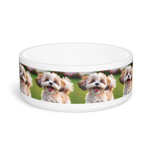 Ceramic Pet Bowl – 16 oz Dog Feeding Bowl