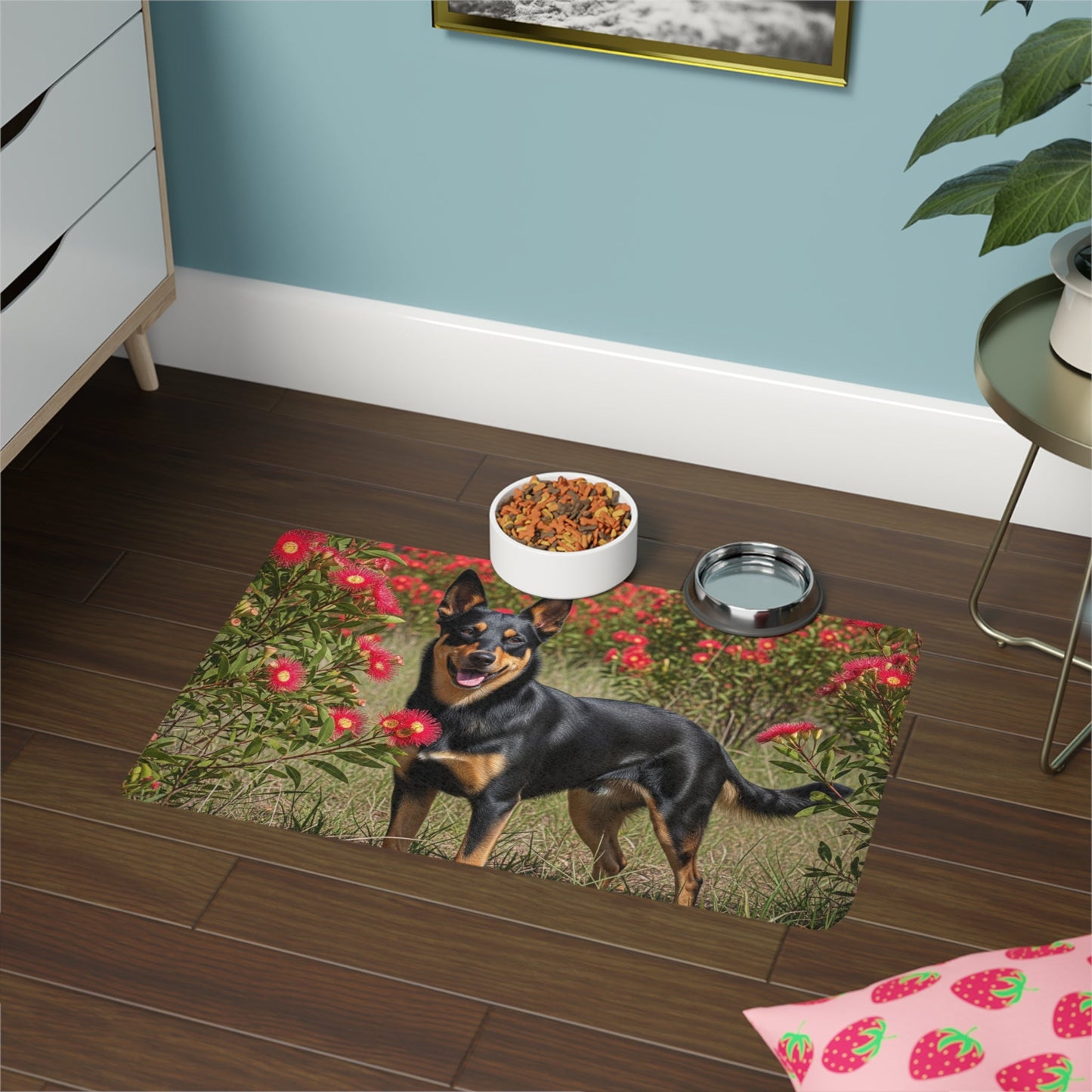 Tapis antidérapant pour animaux de compagnie – Tapis d'alimentation étanche pour chiens