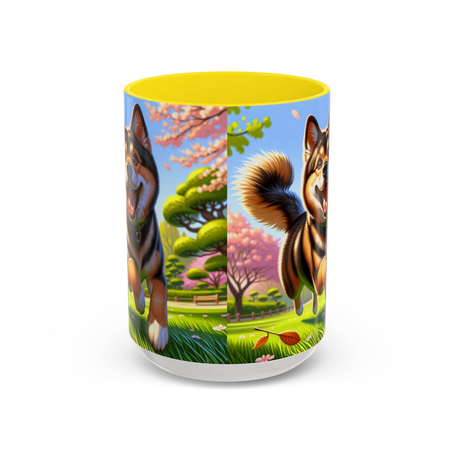 Keramiktasse mit Hunderassen-Motiv – 11 oz & 15 oz