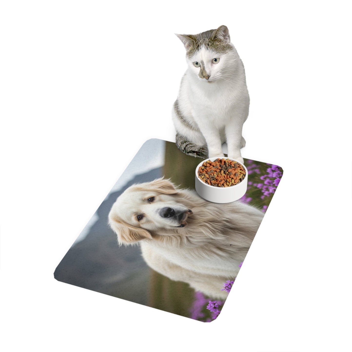 Non-Slip Pet Food Mat – Waterproof Feeding Mat for Dogs