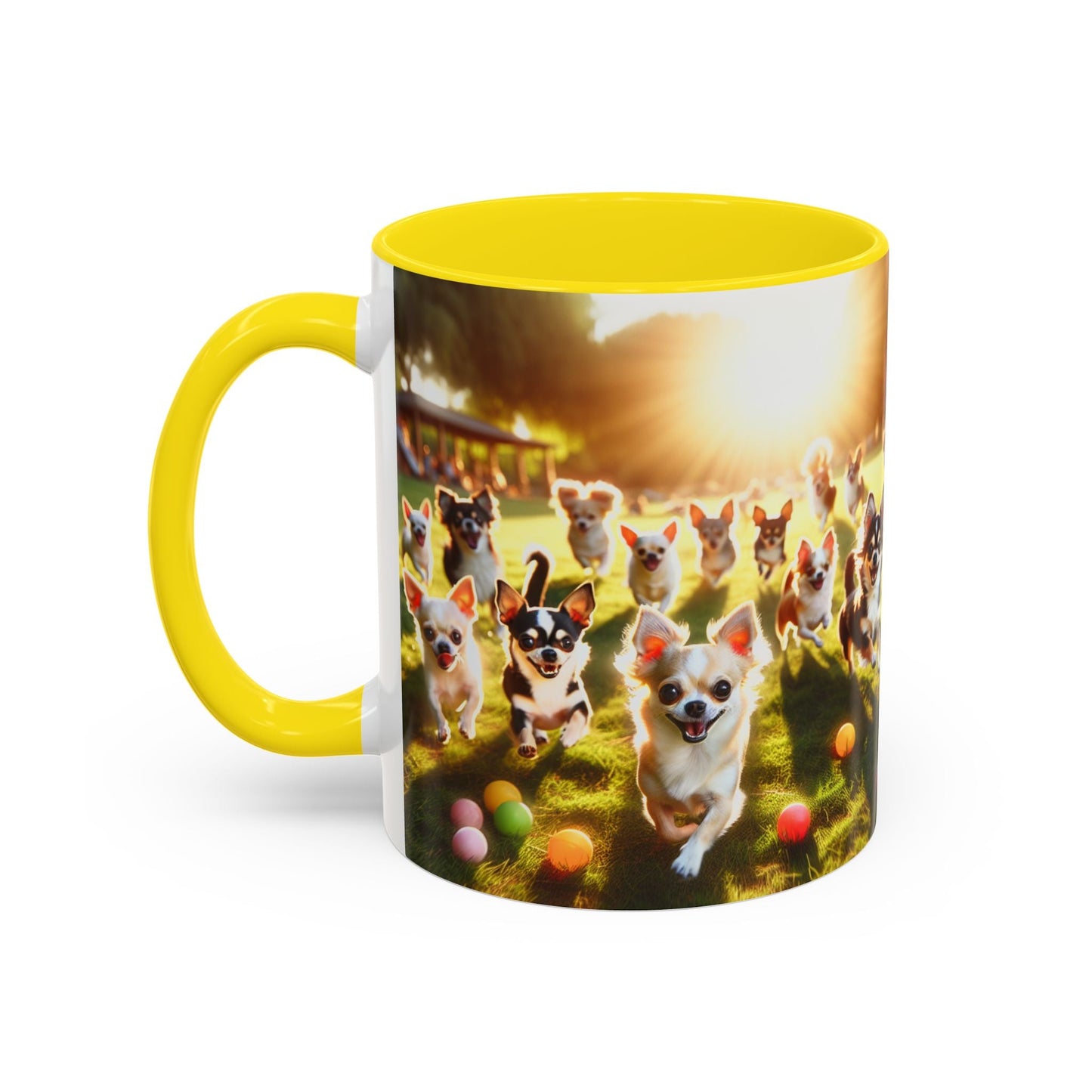 Keramiktasse mit Hunderassen-Motiv – 11 oz & 15 oz