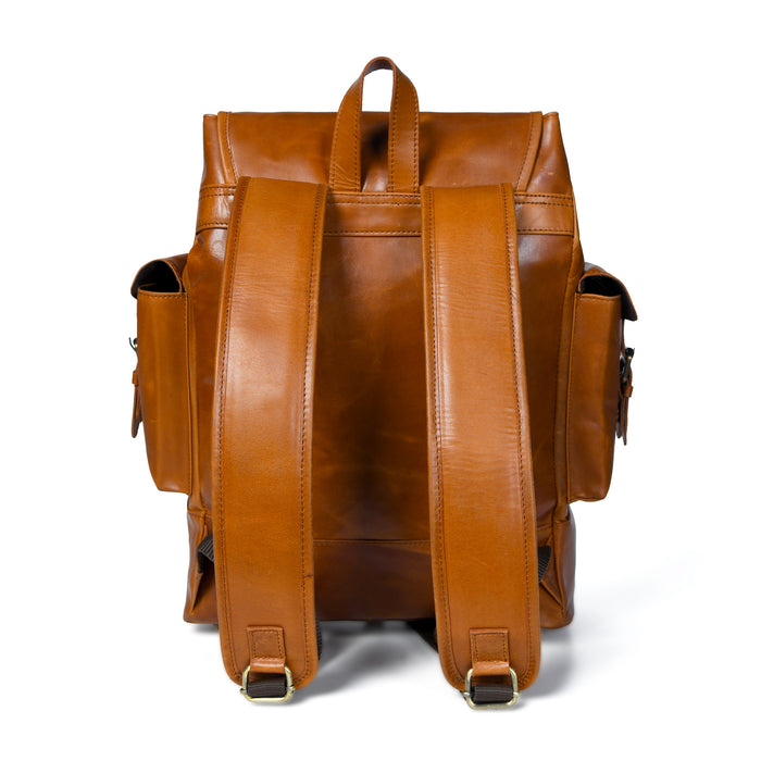 Earthen Lederrücksack für Laptops