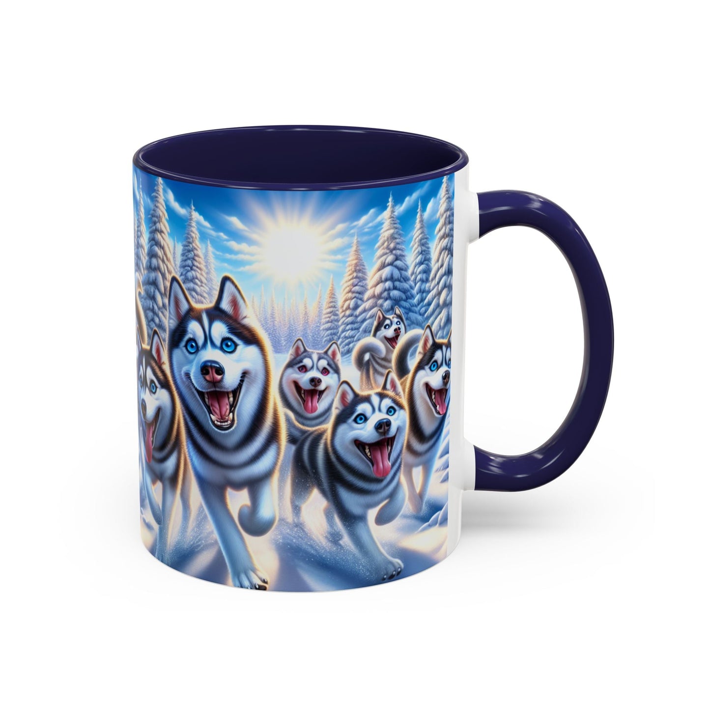 Keramiktasse mit Hunderassen-Motiv – 11 oz & 15 oz