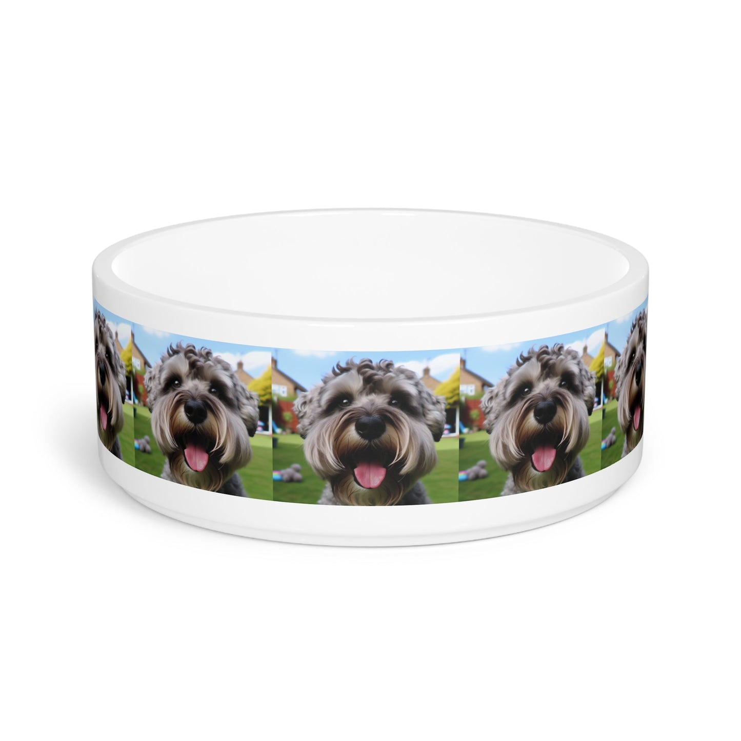 Ceramic Pet Bowl – 16 oz Dog Feeding Bowl