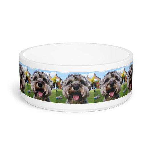 Ceramic Pet Bowl – 16 oz Dog Feeding Bowl