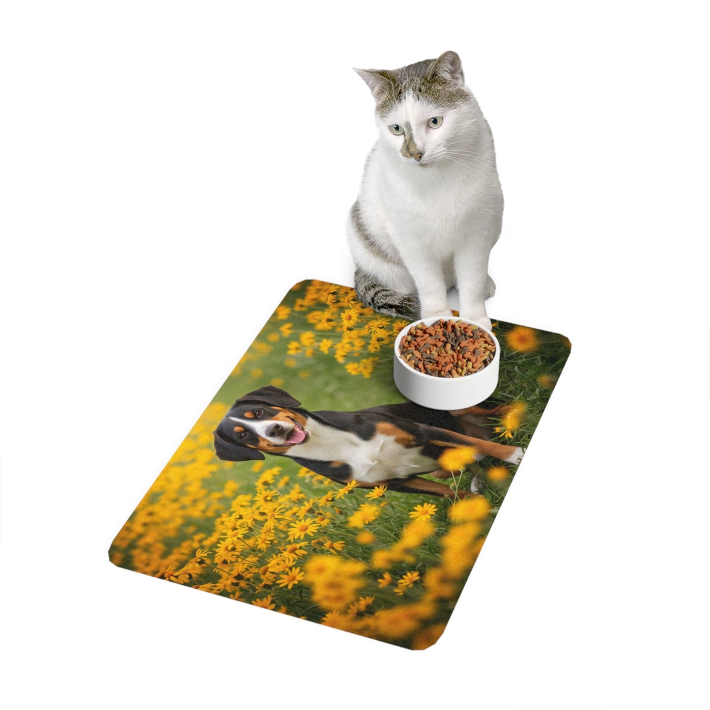Non-Slip Pet Food Mat – Waterproof Feeding Mat for Dogs