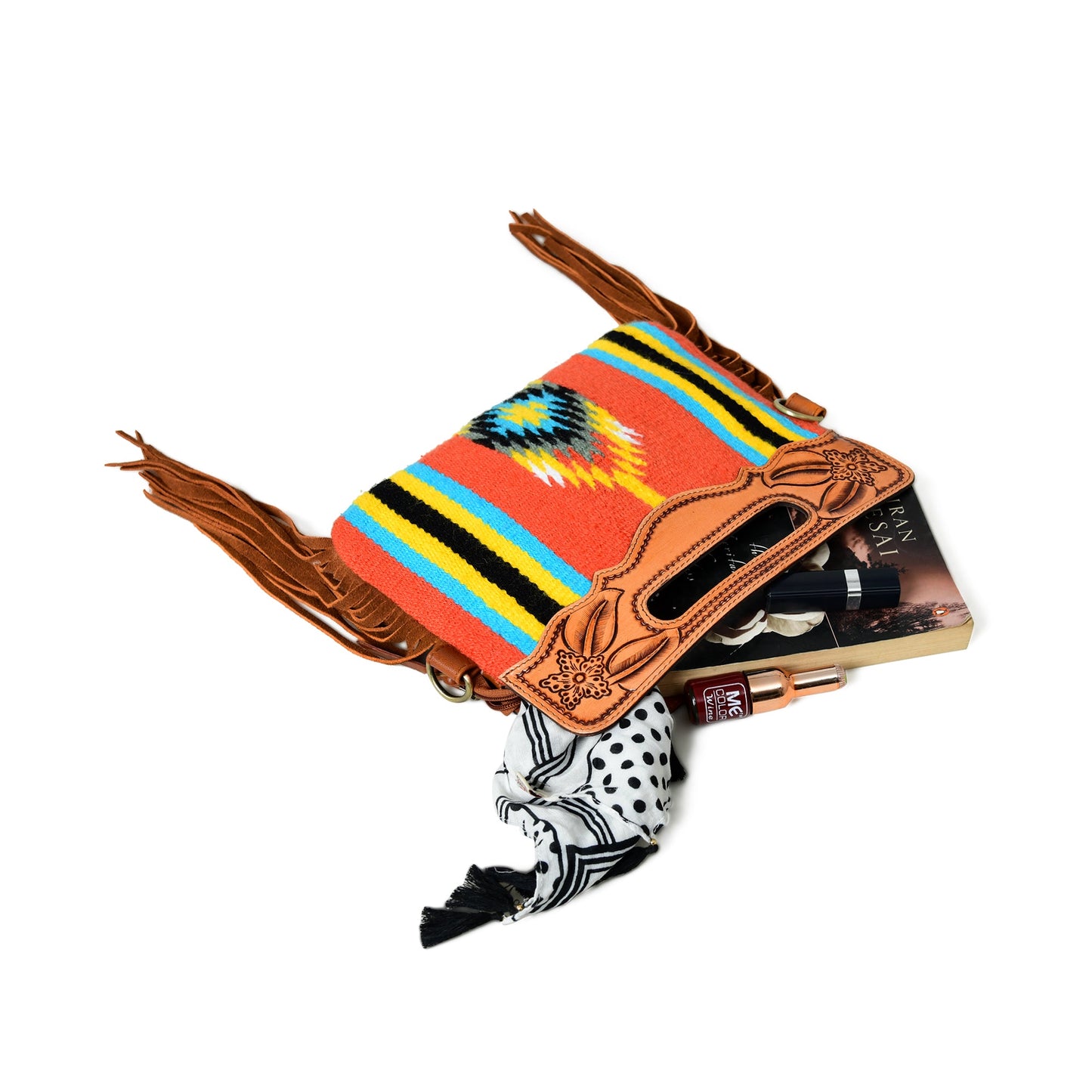Western-Lederclutch-Werkzeugtasche