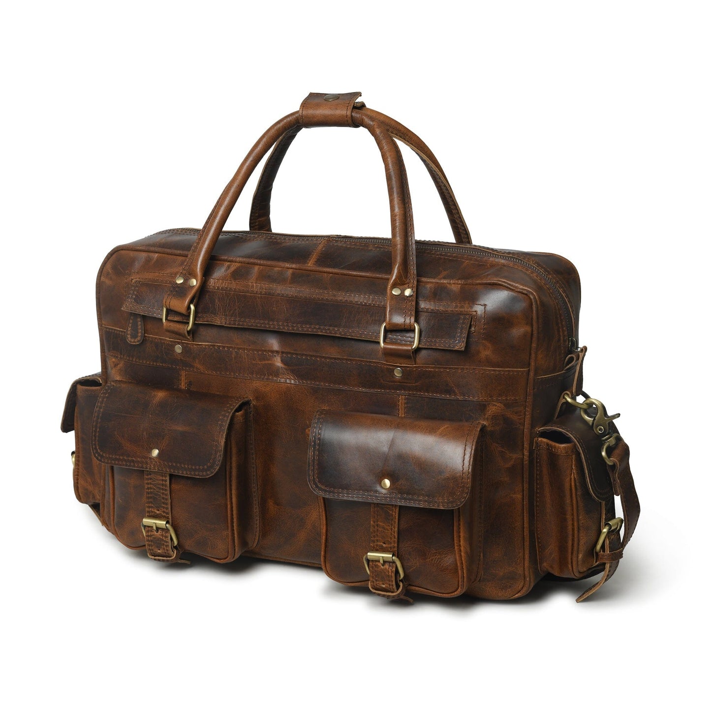 Porte-documents Finn en cuir de buffle fait main pour ordinateur portable