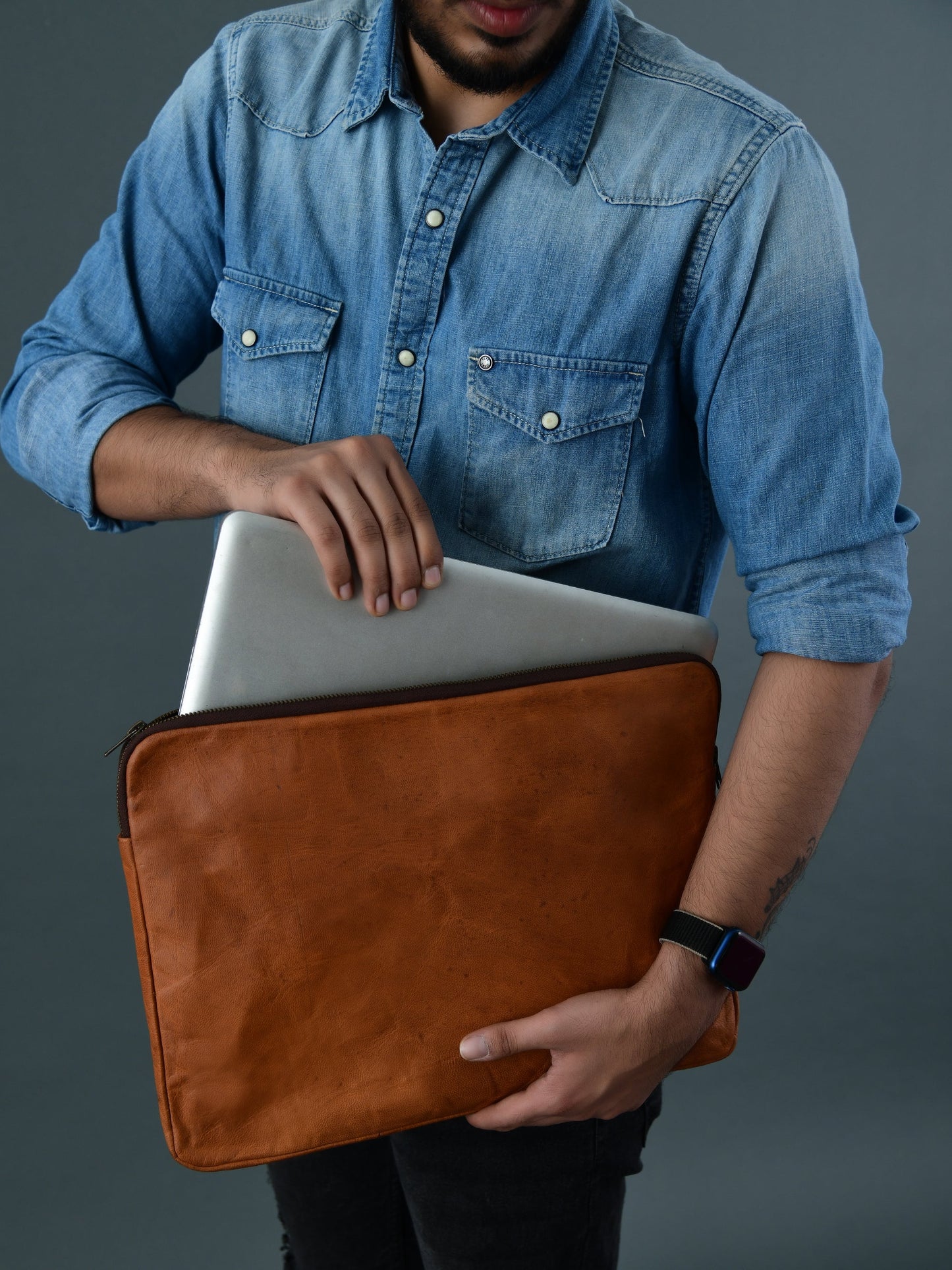 Zento Laptop-Hülle – Hellbraun