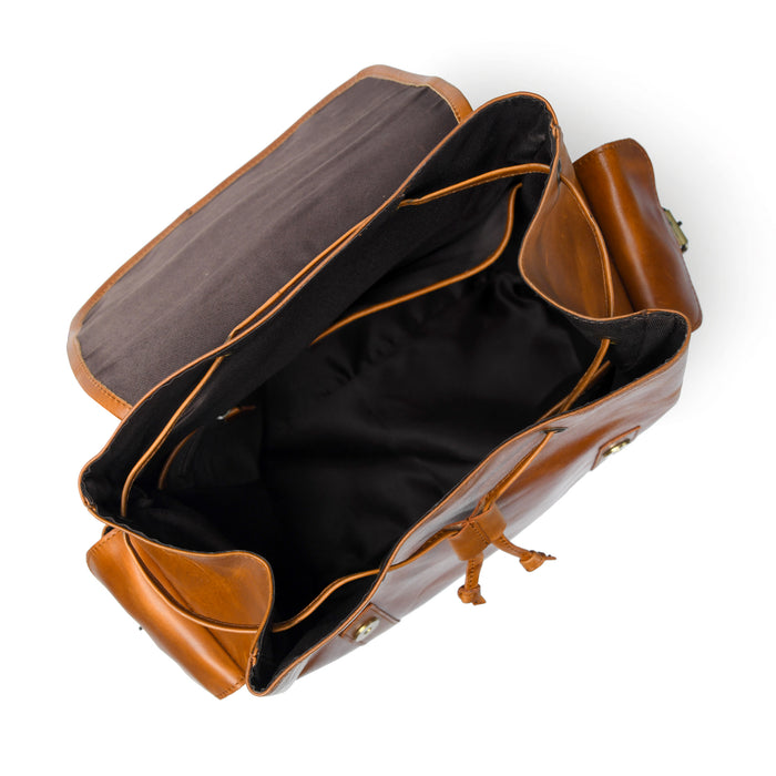 Earthen Lederrücksack für Laptops