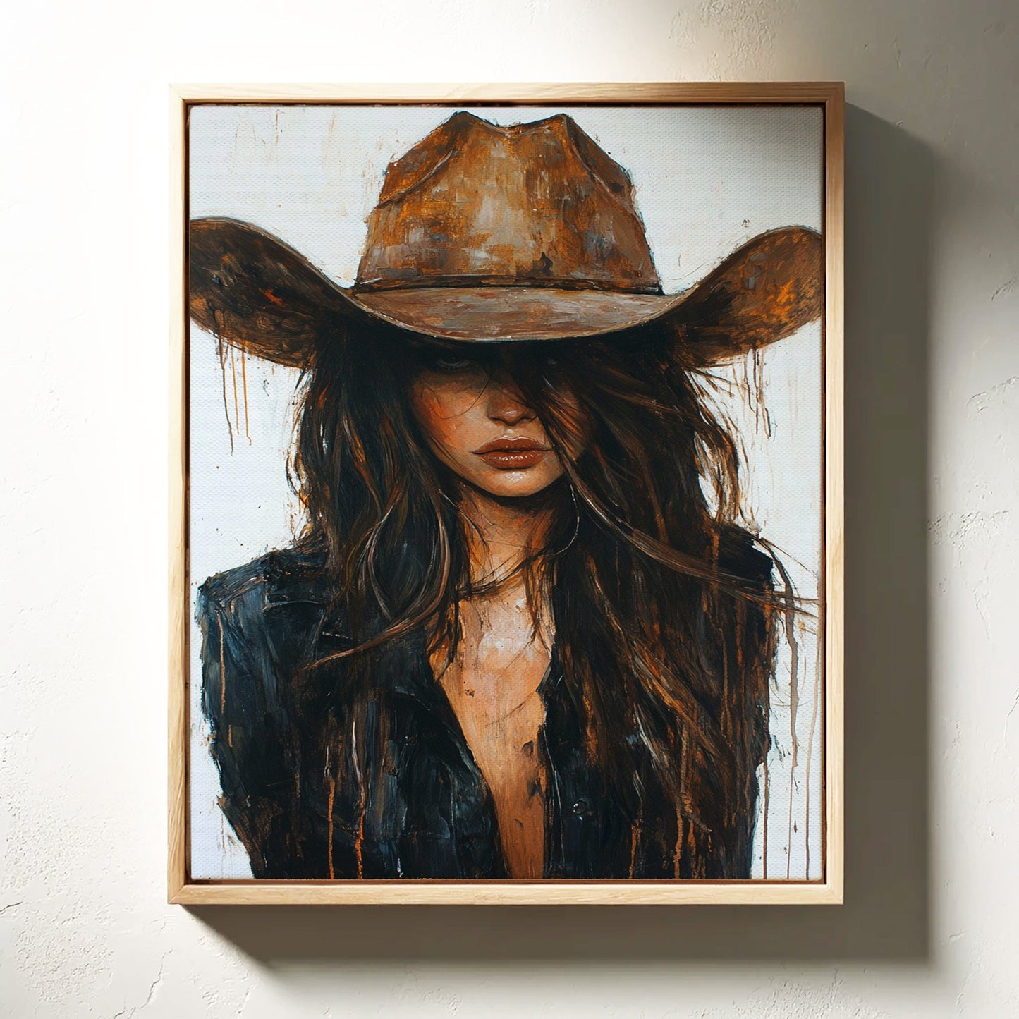 Whiskey Dust – Kühner Western-Cowgirl-Druck