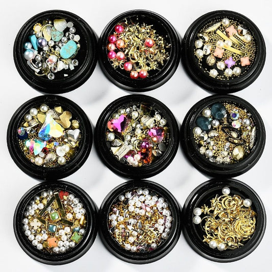 Popular Copper Round Rivets Nail Drill Ornaments
