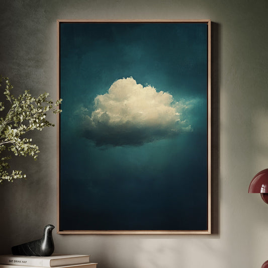 Nuage menaçant au-dessus du silence bleu