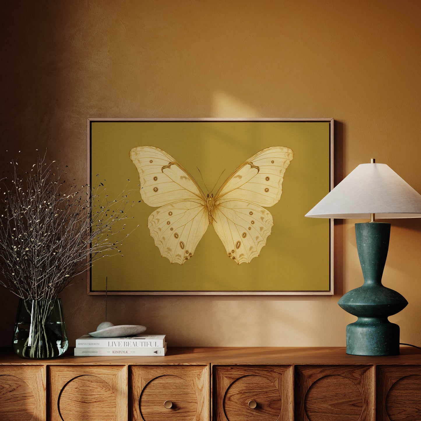 Golden Ivory Butterfly Study