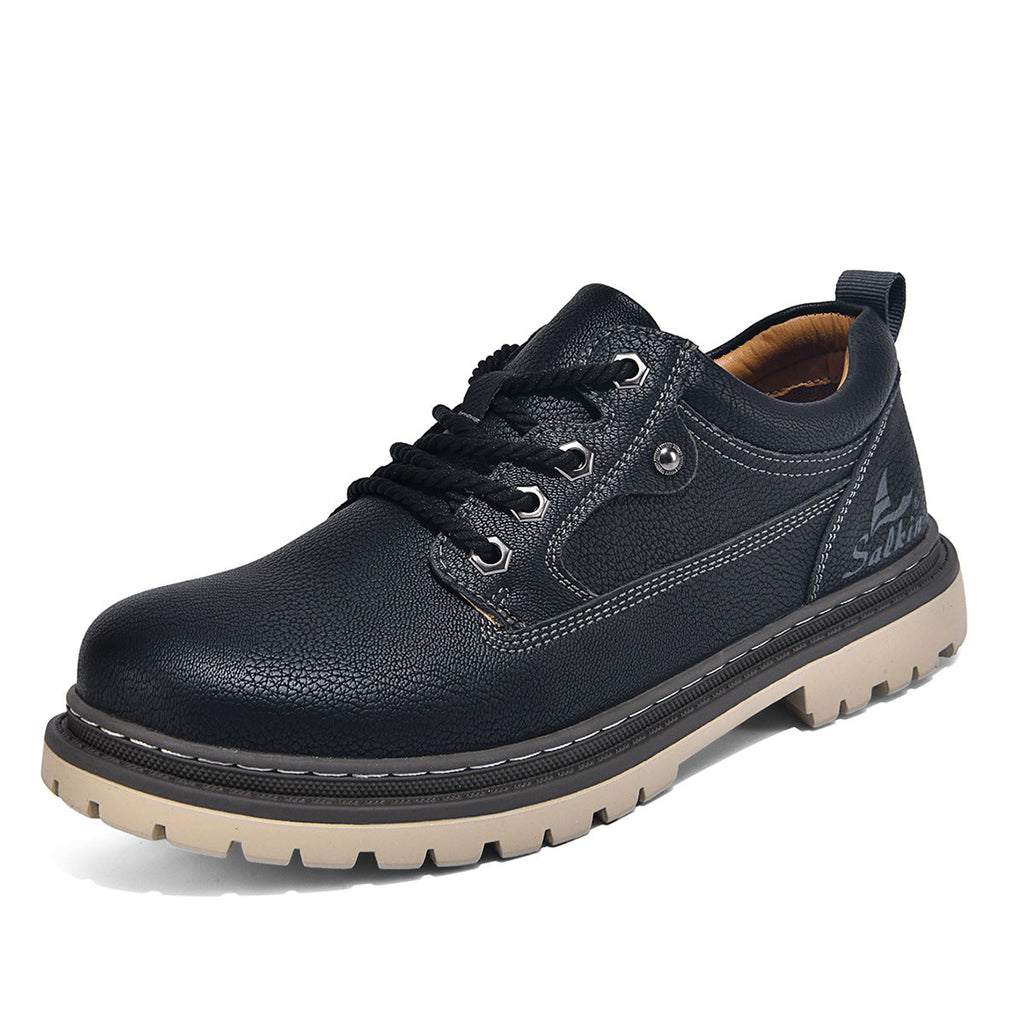 British-style Work Boots For Trendy Men