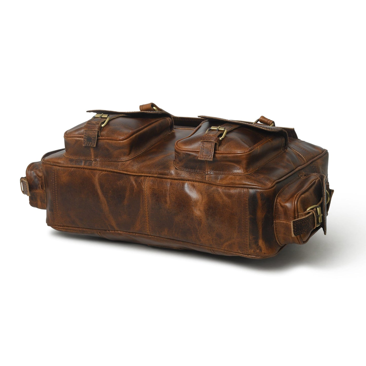 Porte-documents Finn en cuir de buffle fait main pour ordinateur portable
