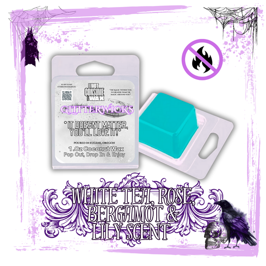 GhostFace Hotel : White Tea, Rose, Bergamot & Lily Scented Wax Melt
