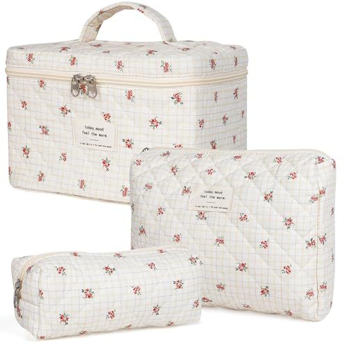 Floral Home Storage Cosmetic Bag